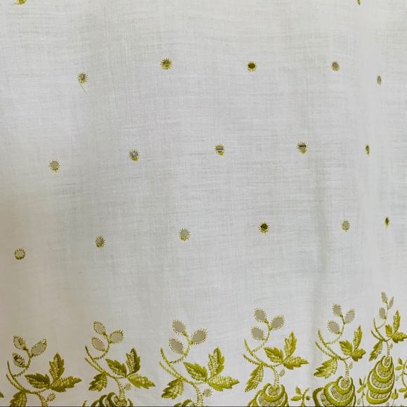 Vintage 3-Peice Pajamas Set Green/White GUC - Picture 10 of 11